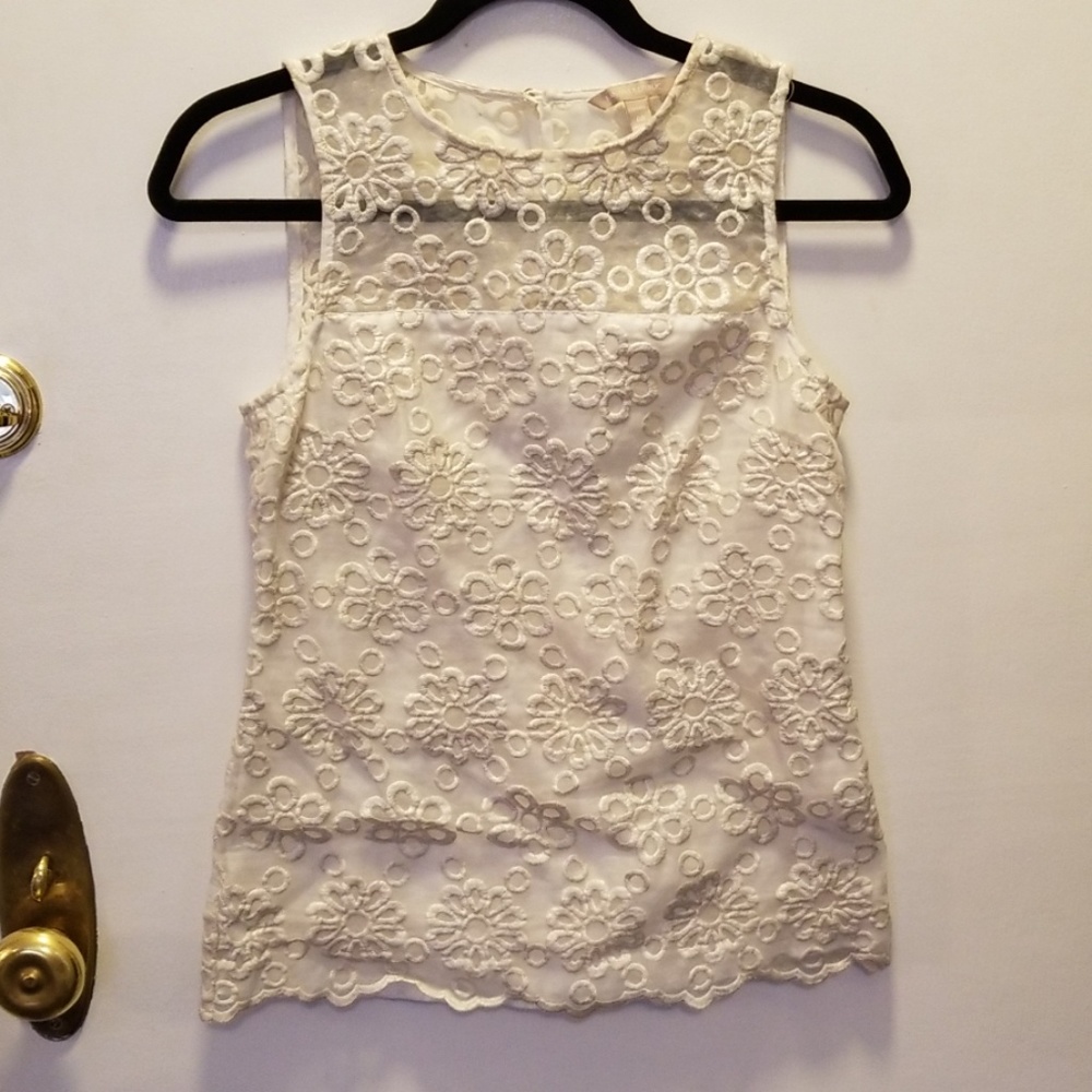 Mint condition Embroidered Floral Top